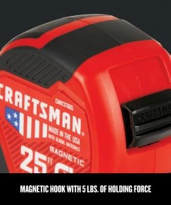 Promo ❤️ CRAFTSMAN Tape Measures PROREACH 25-ft Magnetic Tape Measure 🧨 -Craftsman Official Shop 40988366