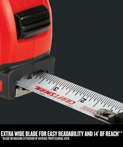 Promo ❤️ CRAFTSMAN Tape Measures PROREACH 25-ft Magnetic Tape Measure 🧨 -Craftsman Official Shop 40988369