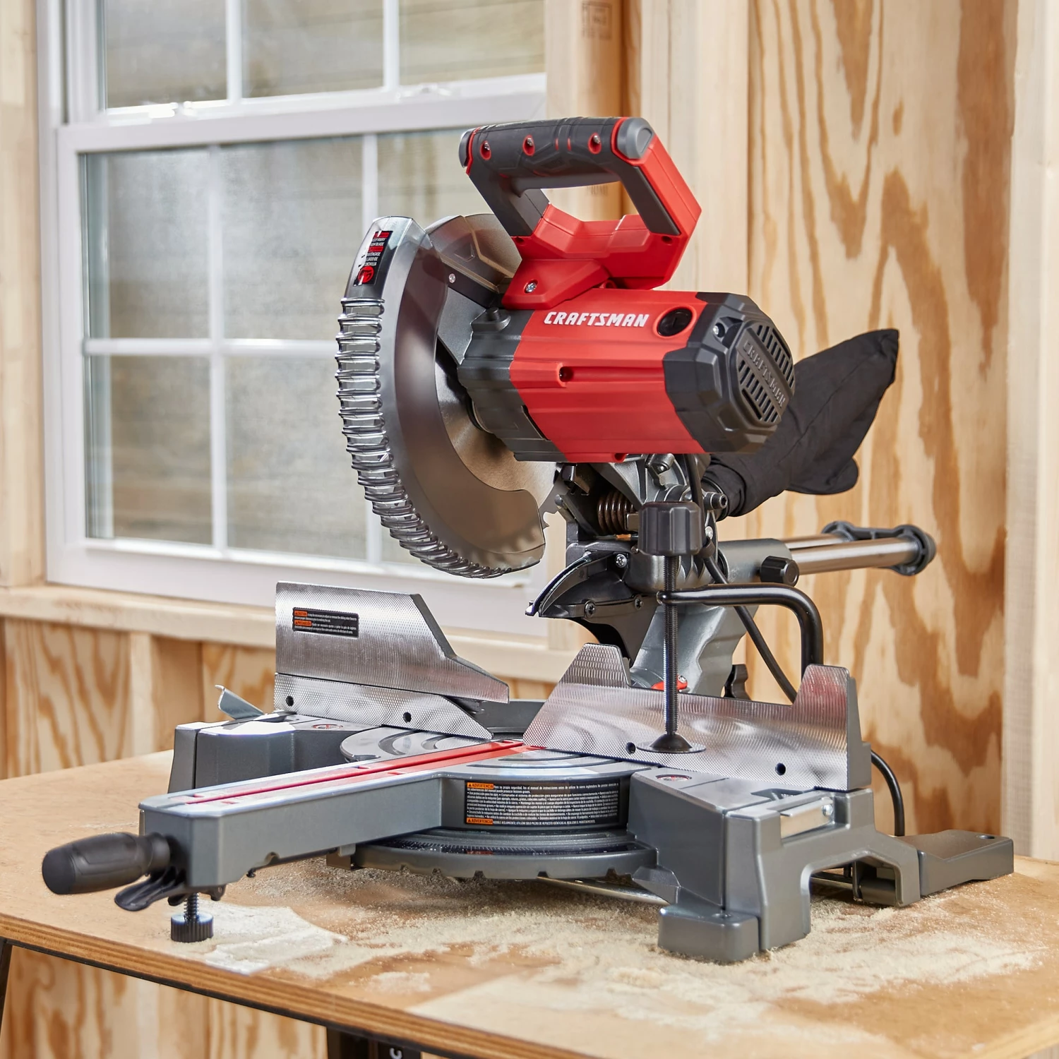 Buy π CRAFTSMAN Miter Saws 10-in 15 Amps Single Bevel Sliding Corded Miter Saw π 6 Buy π CRAFTSMAN Miter Saws 10-in 15 Amps Single Bevel Sliding Corded Miter Saw π - Image 6