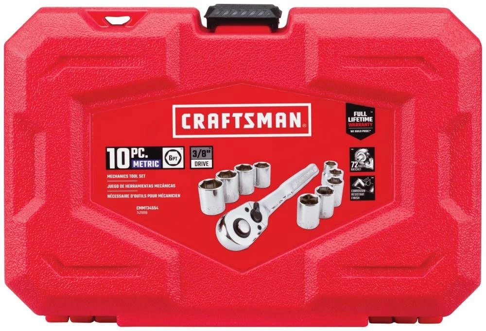 Flash Sale π€© CRAFTSMAN Mechanics Tool Sets 10-Piece Metric Polished Chrome Mechanics Tool Set (3/8-in) π 3 Flash Sale π€© CRAFTSMAN Mechanics Tool Sets 10-Piece Metric Polished Chrome Mechanics Tool Set (3/8-in) π - Image 3