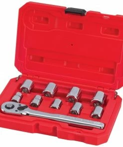 Flash Sale 🤩 CRAFTSMAN Mechanics Tool Sets 10-Piece Metric Polished Chrome Mechanics Tool Set (3/8-in) 😍
