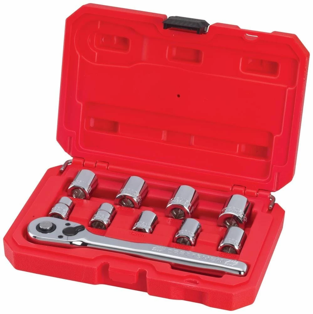 Flash Sale π€© CRAFTSMAN Mechanics Tool Sets 10-Piece Metric Polished Chrome Mechanics Tool Set (3/8-in) π 1 Flash Sale π€© CRAFTSMAN Mechanics Tool Sets 10-Piece Metric Polished Chrome Mechanics Tool Set (3/8-in) π