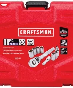 Best deal 🎁 CRAFTSMAN Mechanics Tool Sets 11-Piece Metric Polished Chrome Mechanics Tool Set (1/4-in) 🎁 -Craftsman Official Shop 42311331