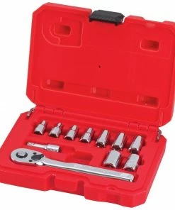 Discount 🤩 CRAFTSMAN Mechanics Tool Sets 11-Piece Standard (SAE) Polished Chrome Mechanics Tool Set (1/4-in) ⭐