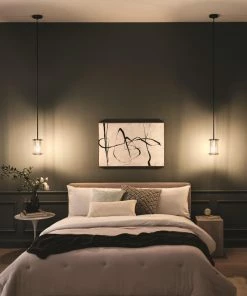 Flash Sale π Kichler Pendant Lighting Loman Matte Black and Brushed Nickel Craftsman Clear Glass Cylinder Mini Pendant Light π€© 29 Flash Sale π Kichler Pendant Lighting Loman Matte Black and Brushed Nickel Craftsman Clear Glass Cylinder Mini Pendant Light π€© -Craftsman Official Shop 42365771