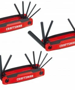 New 🎁 CRAFTSMAN Hex Keys & Torx Keys 25-key Standard (Sae) and Metric Combination Folding Hex Key Set ⭐ -Craftsman Official Shop 42397103