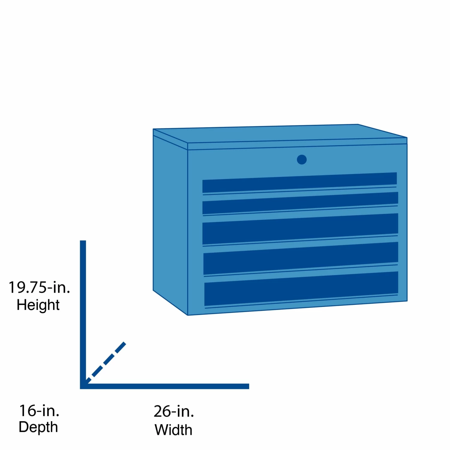 Buy π CRAFTSMAN Top Tool Chests 2000 Series 26-in W x 19.75-in H 5-Drawer Steel Tool Chest (Red) βοΈ 2 Buy π CRAFTSMAN Top Tool Chests 2000 Series 26-in W x 19.75-in H 5-Drawer Steel Tool Chest (Red) βοΈ - Image 2