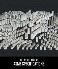 Promo ⌛ CRAFTSMAN Mechanics Tool Sets 299-Piece Standard (SAE) Polished Chrome Mechanics Tool Set 🎁 -Craftsman Official Shop 43123070