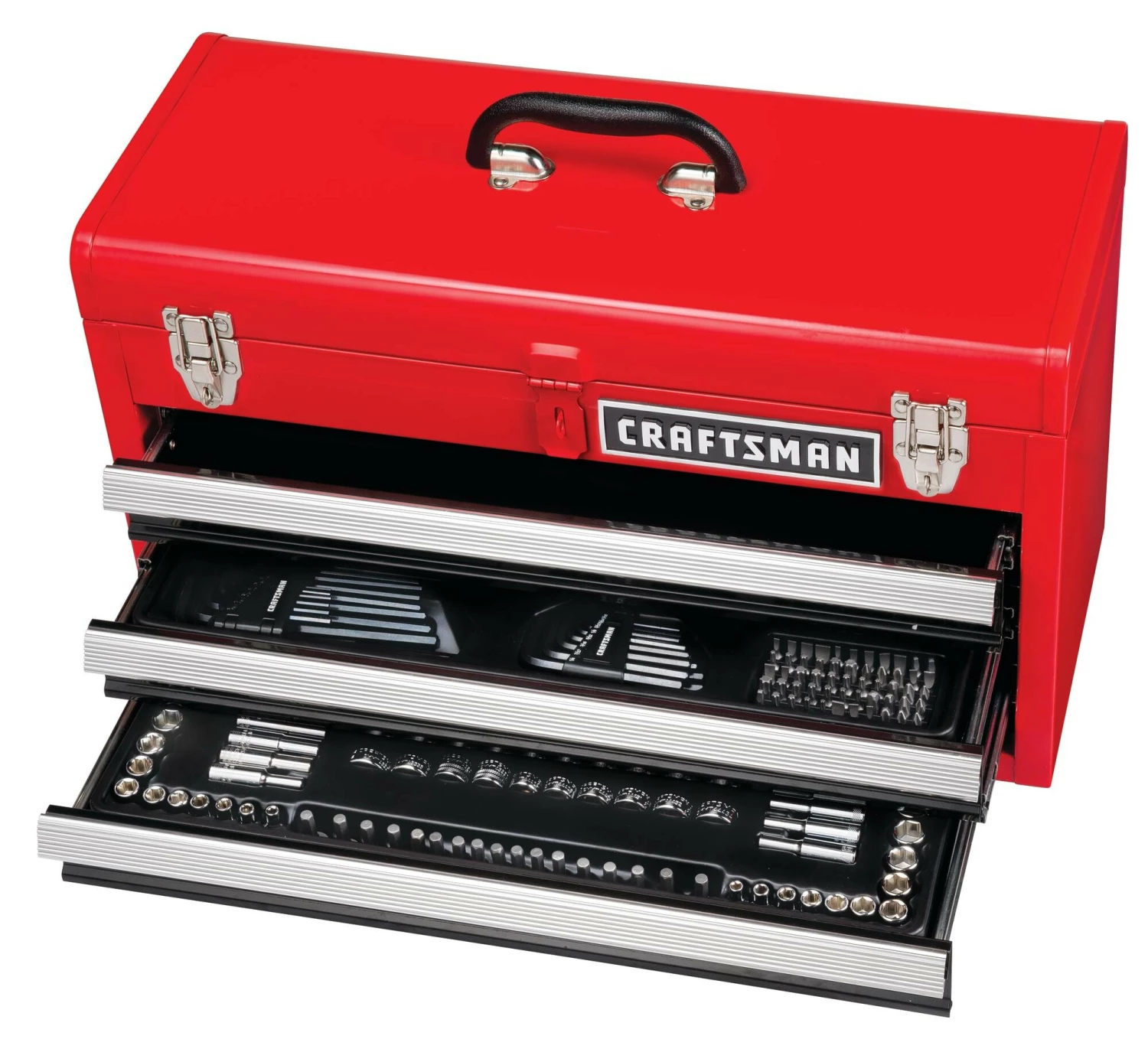 Cheapest π€© CRAFTSMAN Mechanics Tool Sets 224-Piece Standard (SAE) and Metric Combination Polished Chrome Mechanics Tool Set (1/4-in; 3/8-in) π 2 Cheapest π€© CRAFTSMAN Mechanics Tool Sets 224-Piece Standard (SAE) and Metric Combination Polished Chrome Mechanics Tool Set (1/4-in; 3/8-in) π - Image 2