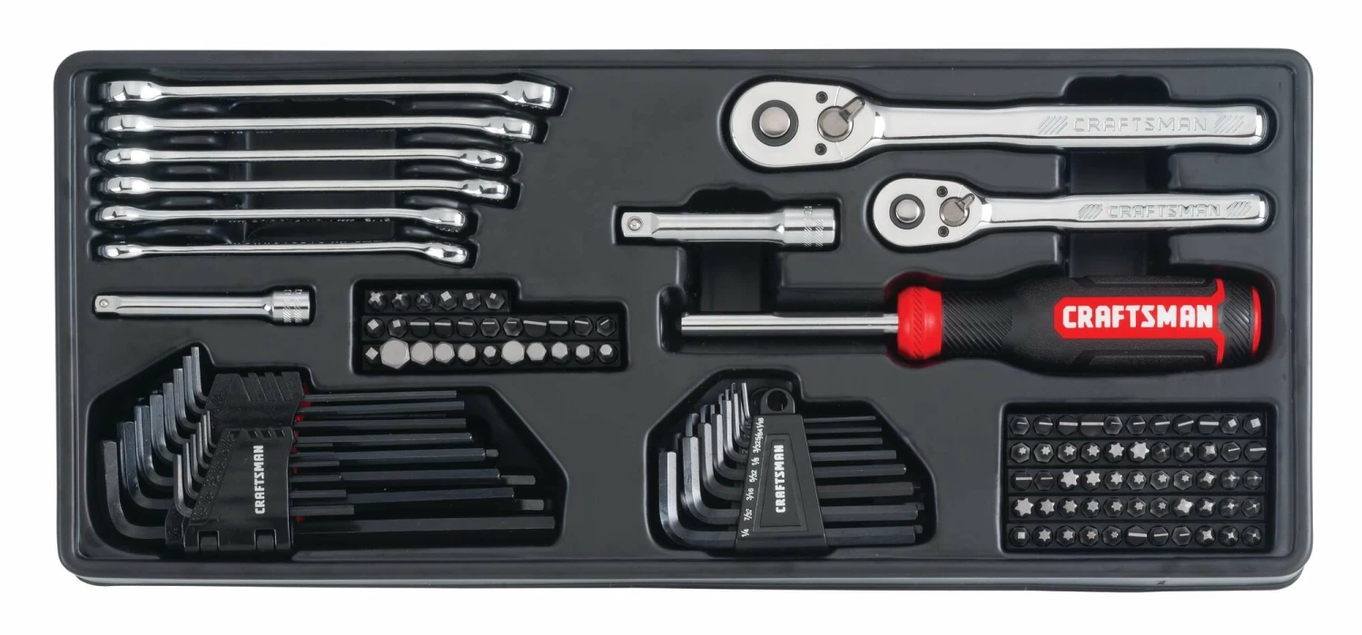 Cheapest π€© CRAFTSMAN Mechanics Tool Sets 224-Piece Standard (SAE) and Metric Combination Polished Chrome Mechanics Tool Set (1/4-in; 3/8-in) π 5 Cheapest π€© CRAFTSMAN Mechanics Tool Sets 224-Piece Standard (SAE) and Metric Combination Polished Chrome Mechanics Tool Set (1/4-in; 3/8-in) π - Image 5