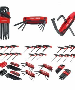 Best Pirce 🤩 CRAFTSMAN Hex Keys & Torx Keys 100-key Standard (Sae) and Metric Combination Hex Key Set 😍