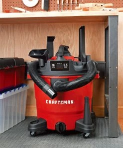 Top 10 ⭐ CRAFTSMAN Shop Vacuums 16-Gallon Corded Portable Wet/Dry Shop Vacuum ⌛ -Craftsman Official Shop 43444571 scaled