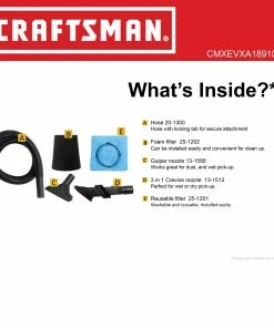 Best deal 🔥 CRAFTSMAN Shop Vacuums 3-Gallon Corded Portable Wet/Dry Shop Vacuum (Corded) 🔔 -Craftsman Official Shop 43456603 scaled