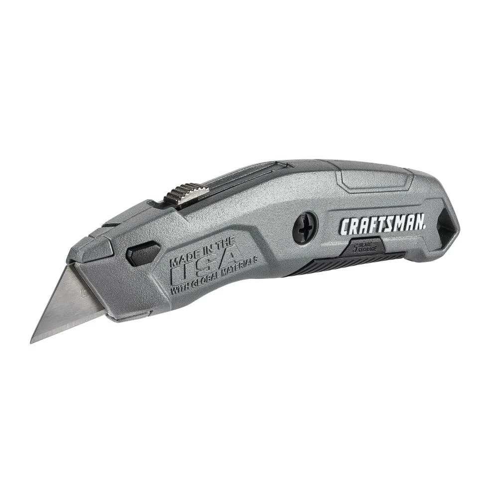 Discount β€οΈ CRAFTSMAN Utility Knives Quick Change 3-Blade Retractable Utility Knife with On Tool Blade Storage π 2 Discount β€οΈ CRAFTSMAN Utility Knives Quick Change 3-Blade Retractable Utility Knife with On Tool Blade Storage π - Image 2