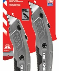 Buy 🔔 CRAFTSMAN Utility Knives Quick Change 6-Blade Retractable Utility Knife with On Tool Blade Storage 🤩 -Craftsman Official Shop 43492226
