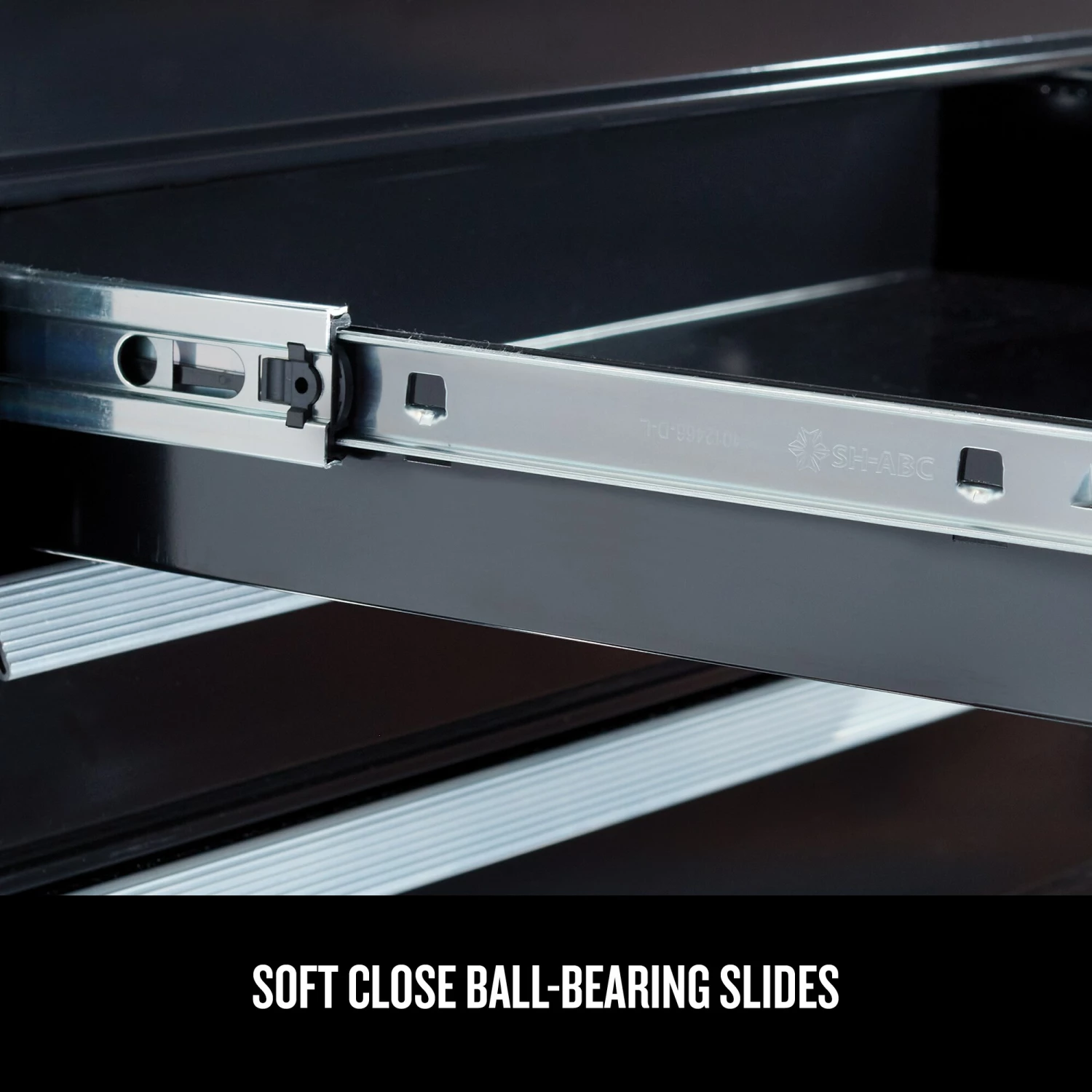 Cheap π CRAFTSMAN Bottom Tool Cabinets 2000 Series 41-in W x 35-in H 7-Drawer Steel Rolling Tool Cabinet (Black) π 4 Cheap π CRAFTSMAN Bottom Tool Cabinets 2000 Series 41-in W x 35-in H 7-Drawer Steel Rolling Tool Cabinet (Black) π - Image 4