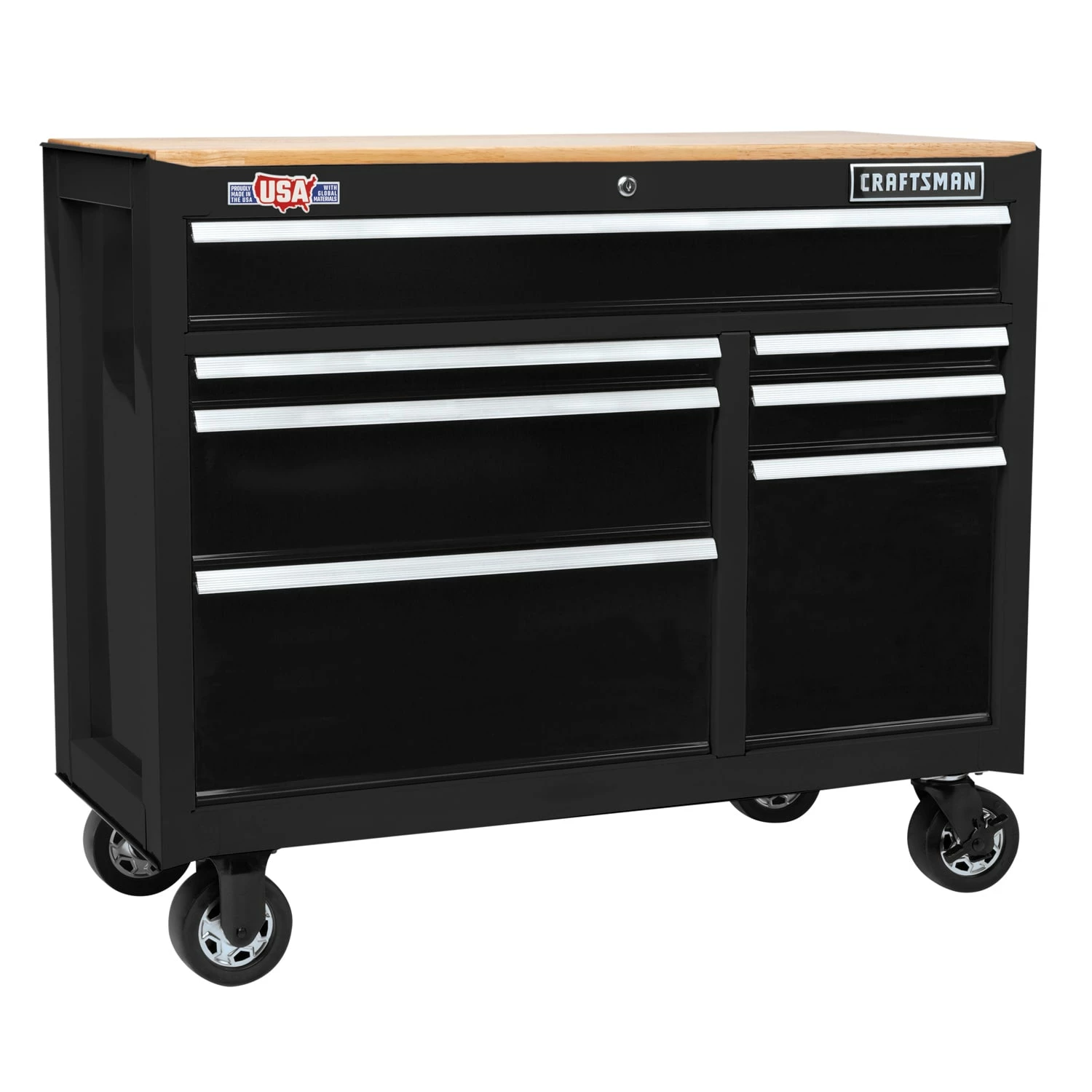 Cheap π CRAFTSMAN Bottom Tool Cabinets 2000 Series 41-in W x 35-in H 7-Drawer Steel Rolling Tool Cabinet (Black) π 5 Cheap π CRAFTSMAN Bottom Tool Cabinets 2000 Series 41-in W x 35-in H 7-Drawer Steel Rolling Tool Cabinet (Black) π - Image 5