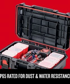 Promo 👏 CRAFTSMAN Portable Tool Boxes TradeStack System Tower 22-in Black Plastic Wheels Lockable Tool Box 🔔 -Craftsman Official Shop 43569044