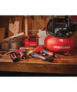 Best Sale ❤️ CRAFTSMAN Air Compressors 6-Gallon Single Stage Portable Corded Electric Pancake Air Compressor with Accessories (3-Tools Included) 🔔 -Craftsman Official Shop 43569837