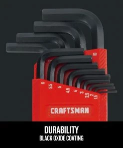 Best Pirce 🤩 CRAFTSMAN Hex Keys & Torx Keys 100-key Standard (Sae) and Metric Combination Hex Key Set 😍 -Craftsman Official Shop 44102396