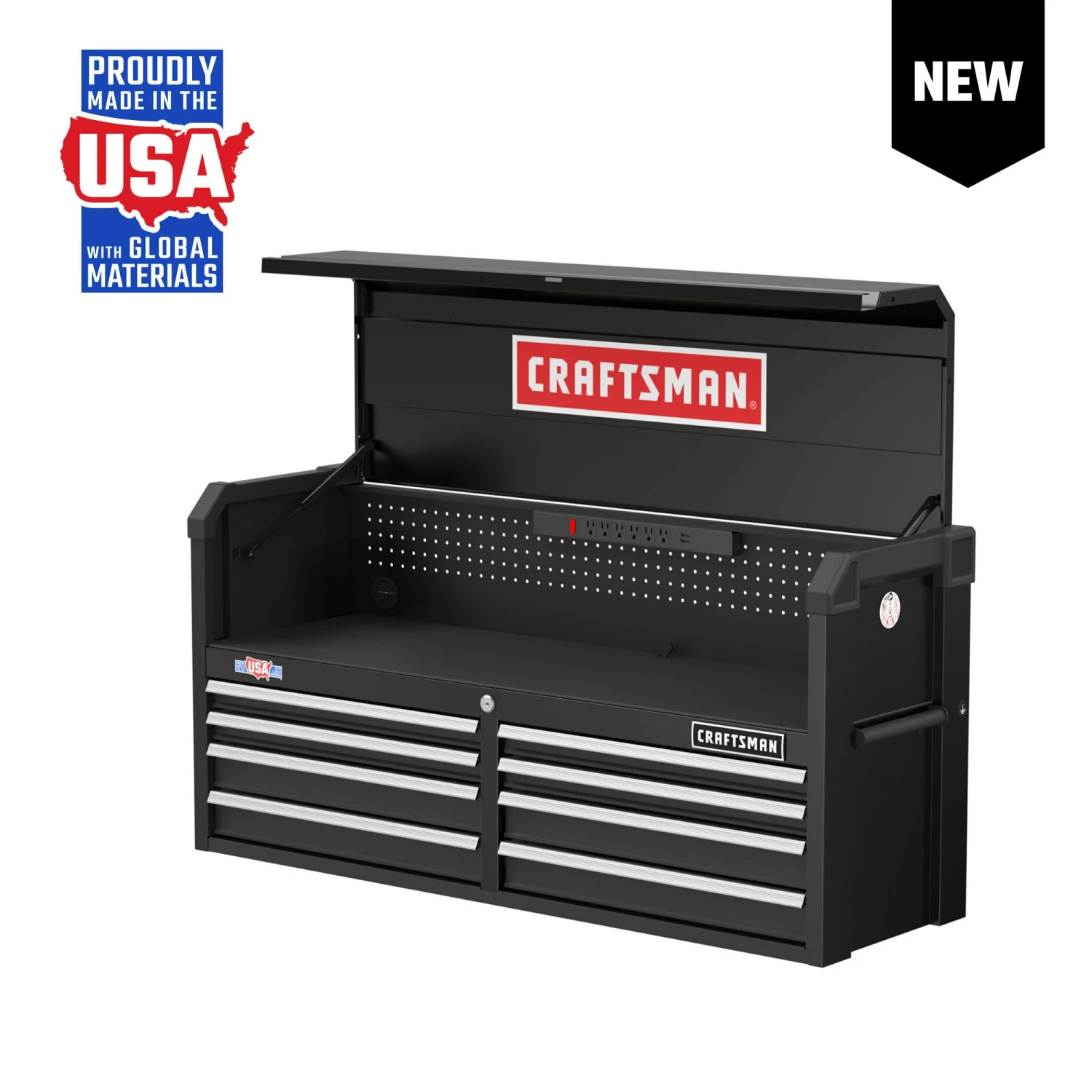 Brand new π CRAFTSMAN Top Tool Chests 2000 Series 51.5-in W x 24.7-in H 8-Drawer Steel Tool Chest (Black) π 1 Brand new π CRAFTSMAN Top Tool Chests 2000 Series 51.5-in W x 24.7-in H 8-Drawer Steel Tool Chest (Black) π