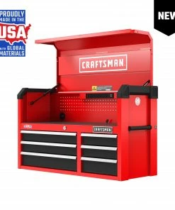 New 🔔 CRAFTSMAN Top Tool Chests 2000 Series 41-In 6-Drawer Chest - Red ❤️