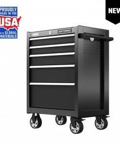 Best Sale 👍 CRAFTSMAN Bottom Tool Cabinets 2000 Series 26.5-in W x 37.5-in H 5-Drawer Steel Rolling Tool Cabinet (Black) 🧨