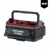 Best Sale 🧨 CRAFTSMAN Tool Bags TRADESTACK System Black/Red Polyester 22.375-in Zippered Tool Tote 🌟