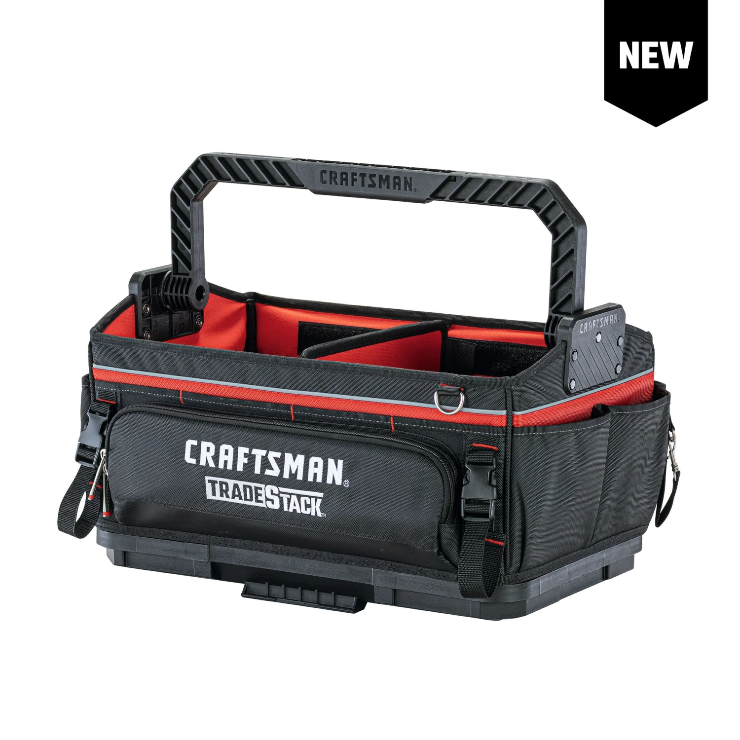 Best Sale 𧨠CRAFTSMAN Tool Bags TRADESTACK System Black/Red Polyester 22.375-in Zippered Tool Tote π 1 Best Sale 𧨠CRAFTSMAN Tool Bags TRADESTACK System Black/Red Polyester 22.375-in Zippered Tool Tote π