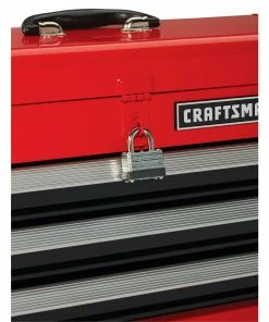 Budget ❤️ CRAFTSMAN Portable Tool Boxes Portable 20.5-in Ball-bearing 3-Drawer Red Steel Lockable Tool Box 👍 -Craftsman Official Shop 44397001