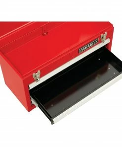 Budget ❤️ CRAFTSMAN Portable Tool Boxes Portable 20.5-in Ball-bearing 3-Drawer Red Steel Lockable Tool Box 👍 -Craftsman Official Shop 44397002