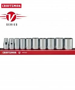 Discount β€οΈ CRAFTSMAN Sockets & Socket Sets V-Series 10-Piece Metric 1/4-in Drive 6-point Set Shallow Socket Set π