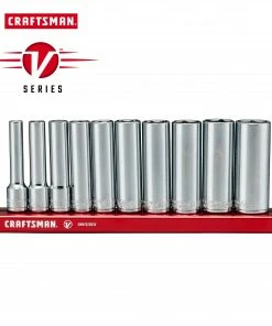 Best reviews of ⭐ CRAFTSMAN Sockets & Socket Sets V-Series 10-Piece Metric 1/4-in Drive 6-point Set Deep Socket Set 🤩