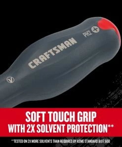 Flash Sale 🎁 CRAFTSMAN Screwdrivers V-series 8-Piece Bi-material Handle Set Screwdriver Set 🛒 -Craftsman Official Shop 44493733