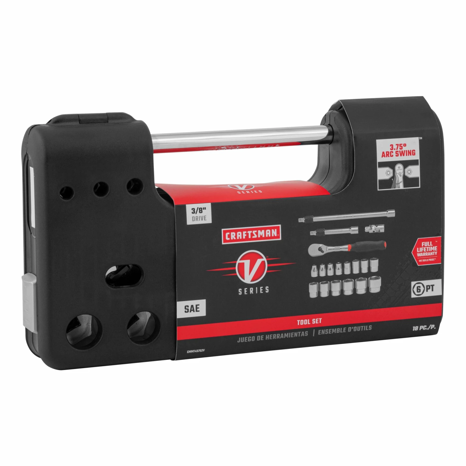 Buy β CRAFTSMAN Sockets & Socket Sets V-Series 18-Piece Standard (SAE) 3/8-in Drive 6-point Set Shallow Socket Set π― 12 Buy β CRAFTSMAN Sockets & Socket Sets V-Series 18-Piece Standard (SAE) 3/8-in Drive 6-point Set Shallow Socket Set π― - Image 12