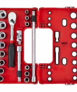 Hot Sale 😍 CRAFTSMAN Sockets & Socket Sets V-Series 18-Piece Metric 3/8-in Drive 6-point Set Shallow Socket Set 🤩 -Craftsman Official Shop 44499164