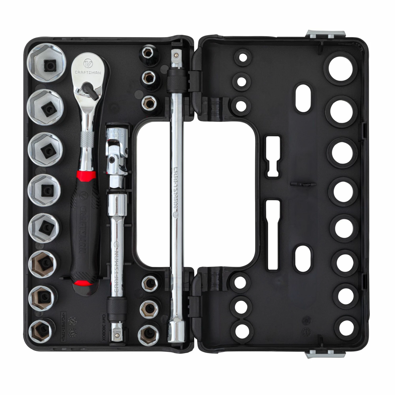 Buy β CRAFTSMAN Sockets & Socket Sets V-Series 18-Piece Standard (SAE) 3/8-in Drive 6-point Set Shallow Socket Set π― 5 Buy β CRAFTSMAN Sockets & Socket Sets V-Series 18-Piece Standard (SAE) 3/8-in Drive 6-point Set Shallow Socket Set π― - Image 5