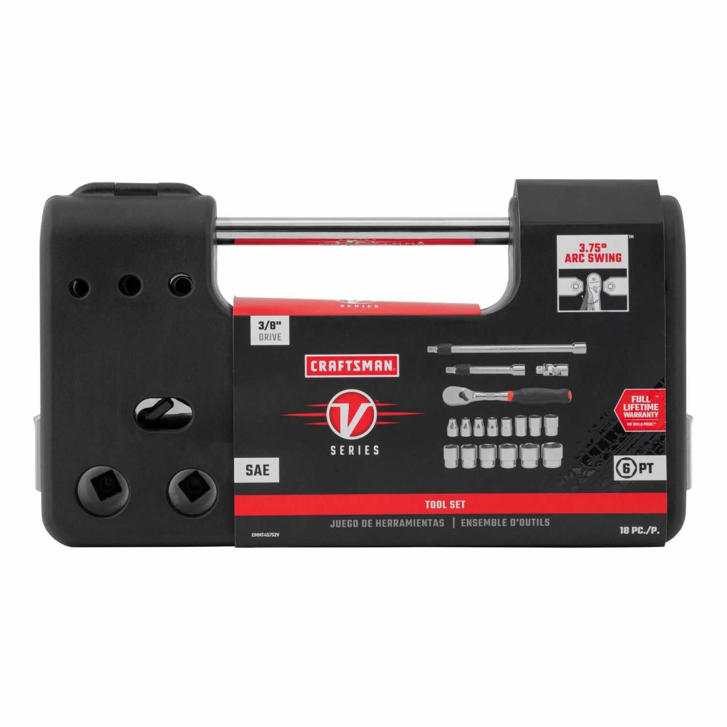 Buy β CRAFTSMAN Sockets & Socket Sets V-Series 18-Piece Standard (SAE) 3/8-in Drive 6-point Set Shallow Socket Set π― 11 Buy β CRAFTSMAN Sockets & Socket Sets V-Series 18-Piece Standard (SAE) 3/8-in Drive 6-point Set Shallow Socket Set π― - Image 11