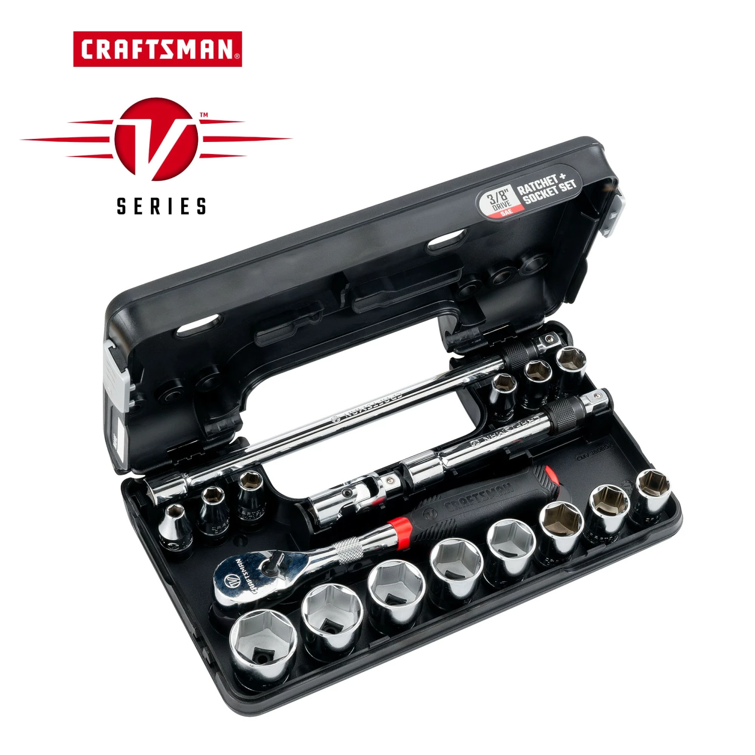 Buy β CRAFTSMAN Sockets & Socket Sets V-Series 18-Piece Standard (SAE) 3/8-in Drive 6-point Set Shallow Socket Set π― 1 Buy β CRAFTSMAN Sockets & Socket Sets V-Series 18-Piece Standard (SAE) 3/8-in Drive 6-point Set Shallow Socket Set π―