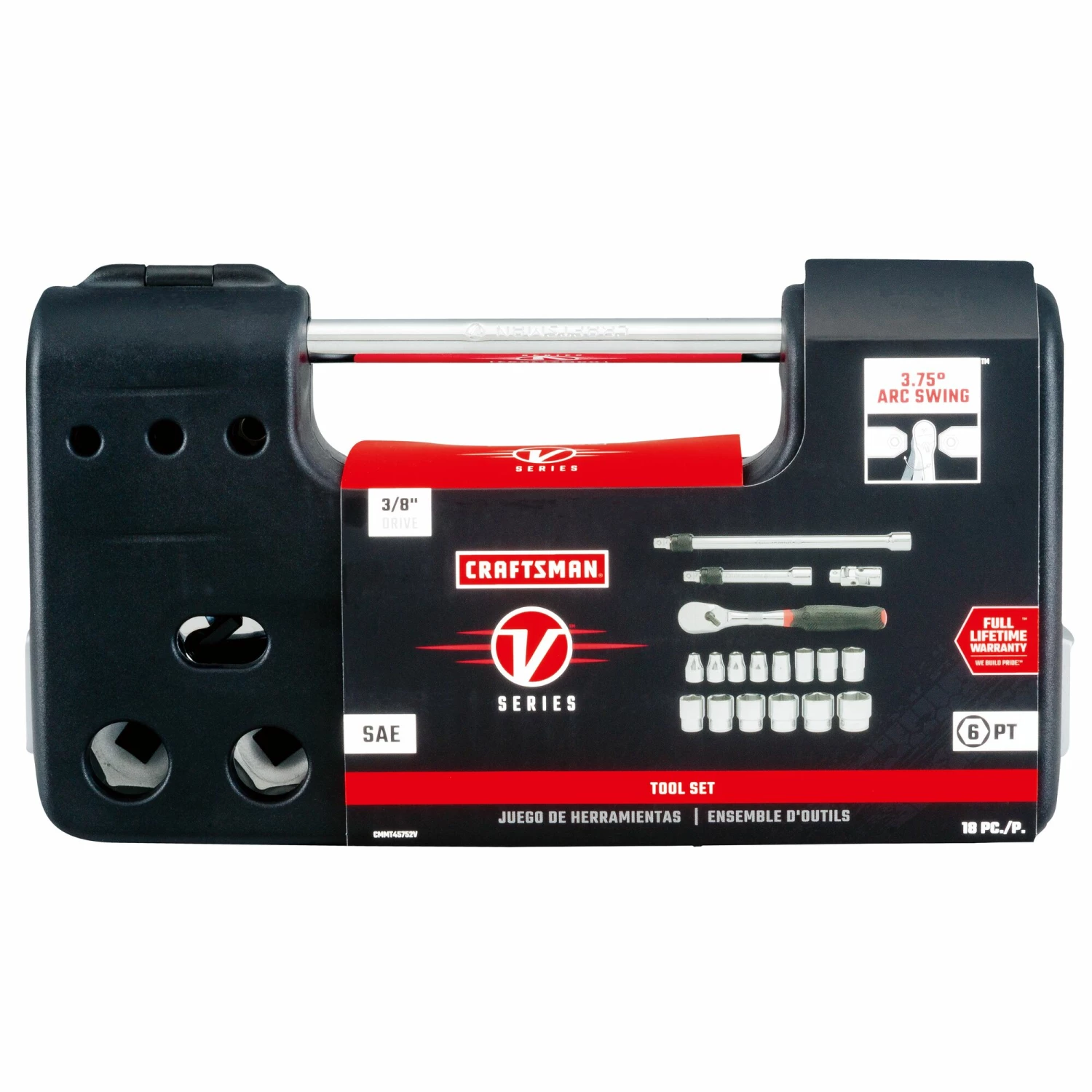 Buy β CRAFTSMAN Sockets & Socket Sets V-Series 18-Piece Standard (SAE) 3/8-in Drive 6-point Set Shallow Socket Set π― 10 Buy β CRAFTSMAN Sockets & Socket Sets V-Series 18-Piece Standard (SAE) 3/8-in Drive 6-point Set Shallow Socket Set π― - Image 10