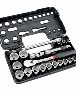 Cheap 🌟 CRAFTSMAN Sockets & Socket Sets V-Series 21-Piece Standard (SAE) 1/2-in Drive 6-point Set Shallow Socket Set ❤️ -Craftsman Official Shop 44499208