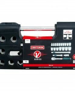Cheap 🌟 CRAFTSMAN Sockets & Socket Sets V-Series 21-Piece Standard (SAE) 1/2-in Drive 6-point Set Shallow Socket Set ❤️ -Craftsman Official Shop 44499225