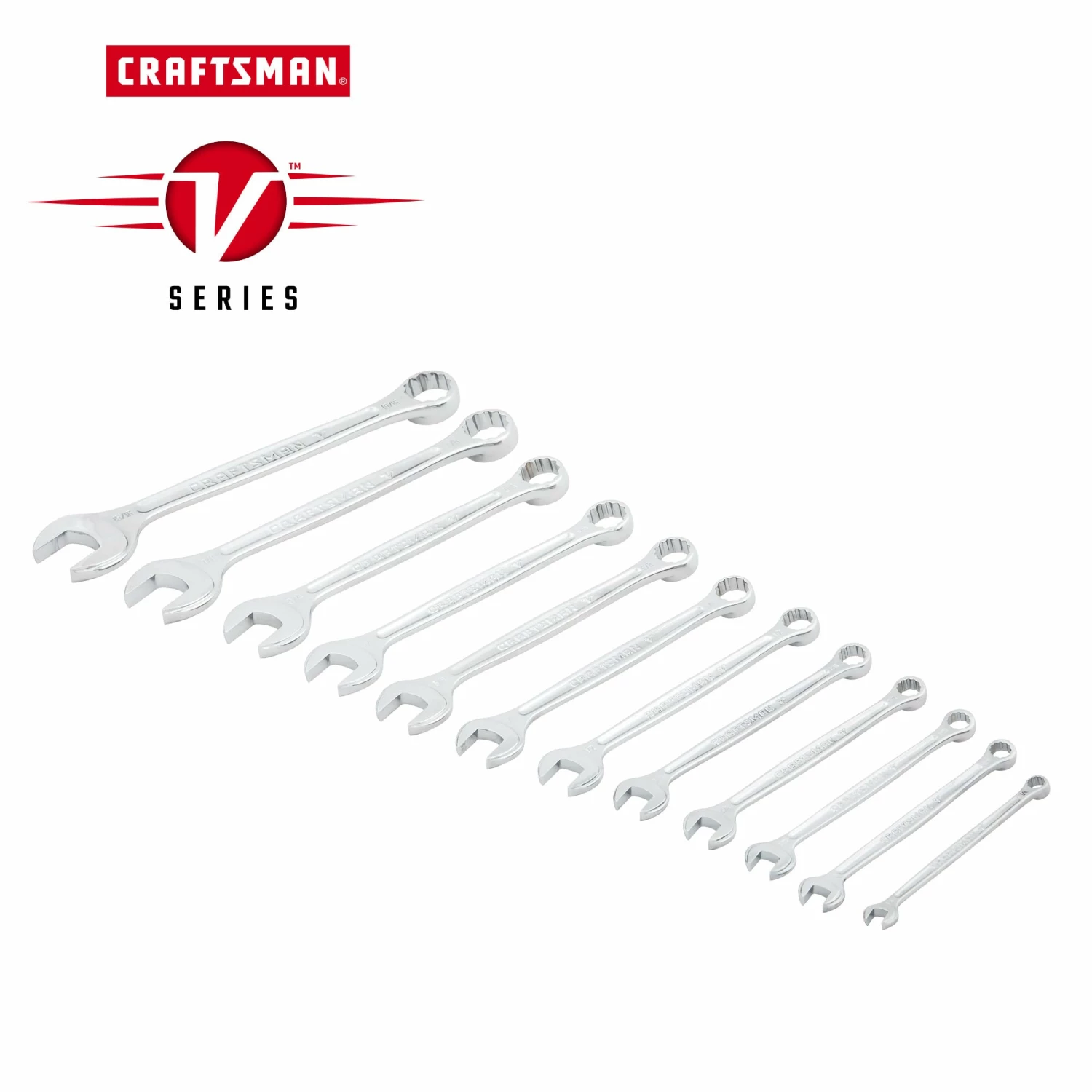 Top 10 π CRAFTSMAN Combination Wrenches & Sets V-series 12-Piece Set 12-point Standard (SAE) Standard Combination Wrench Set π 1 Top 10 π CRAFTSMAN Combination Wrenches & Sets V-series 12-Piece Set 12-point Standard (SAE) Standard Combination Wrench Set π