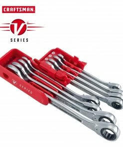 Cheap ⌛ CRAFTSMAN Ratchet Wrenches & Sets V-series 8-Piece Set 12-point Metric Ratchet Wrench Set ⌛