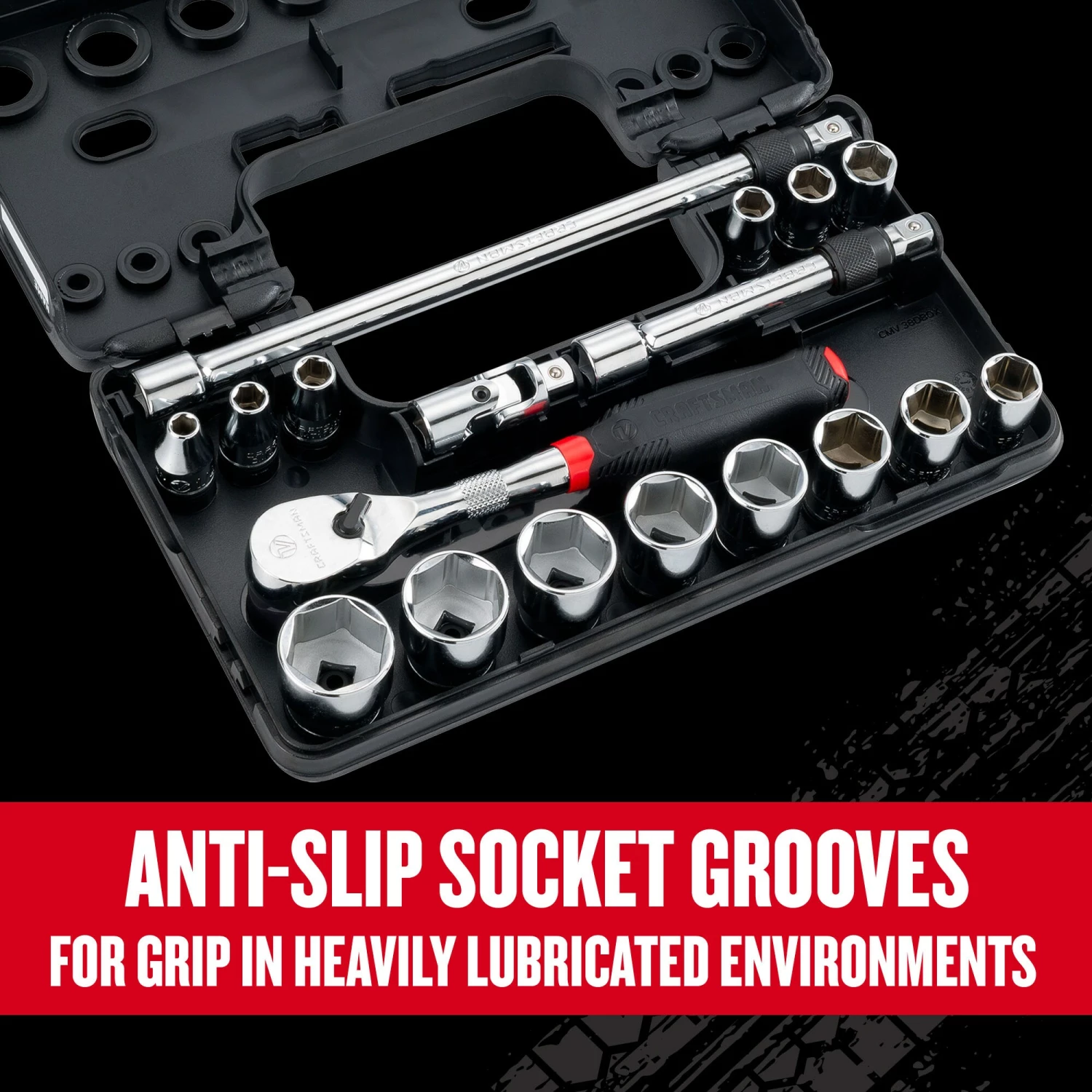 Buy β CRAFTSMAN Sockets & Socket Sets V-Series 18-Piece Standard (SAE) 3/8-in Drive 6-point Set Shallow Socket Set π― 16 Buy β CRAFTSMAN Sockets & Socket Sets V-Series 18-Piece Standard (SAE) 3/8-in Drive 6-point Set Shallow Socket Set π― - Image 16