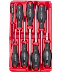 Flash Sale 🎁 CRAFTSMAN Screwdrivers V-series 8-Piece Bi-material Handle Set Screwdriver Set 🛒 -Craftsman Official Shop 44611139