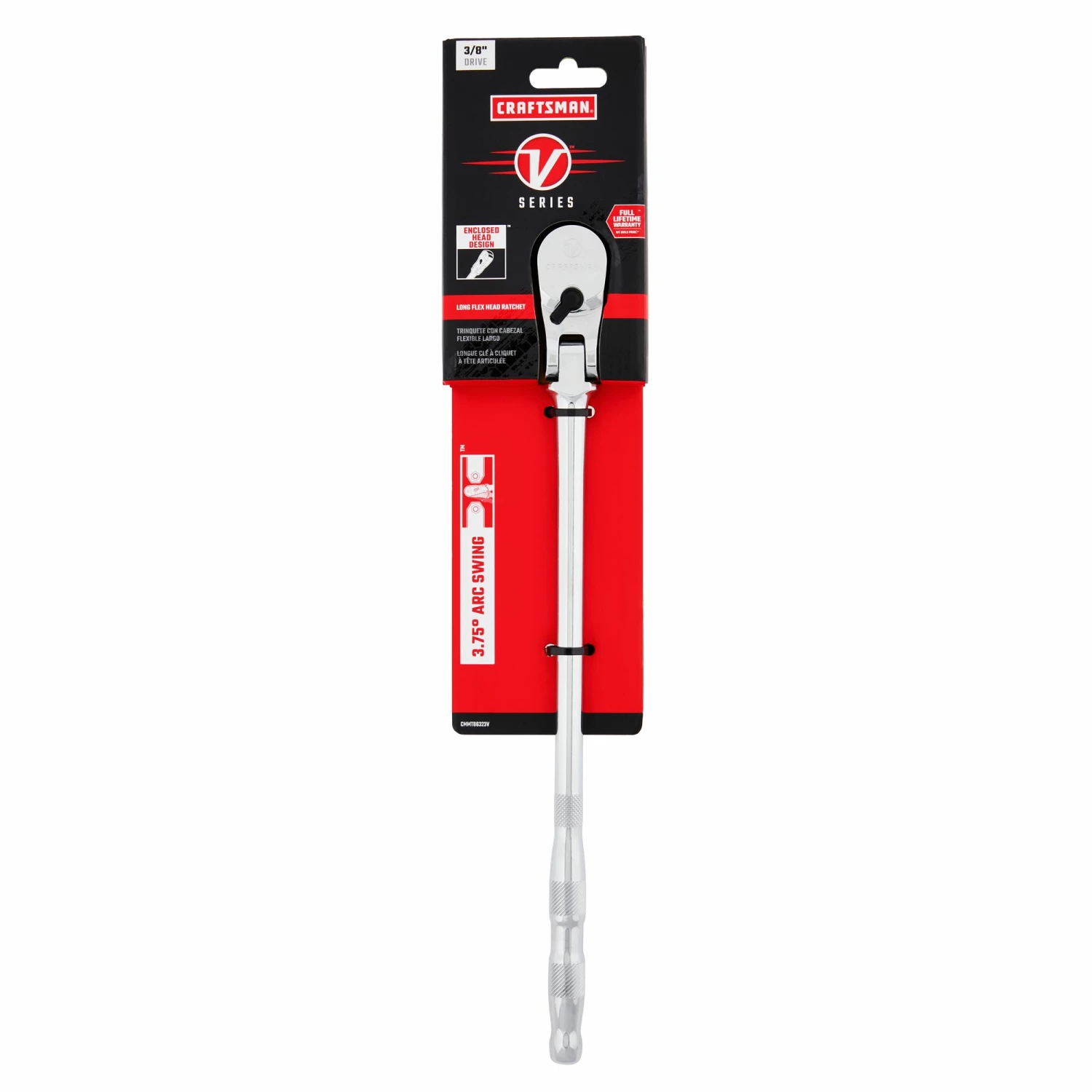 Buy π CRAFTSMAN Ratchets & Ratchet Sets V-series 96-Tooth 3/8-in Drive Flexible Head Standard Ratchet π 4 Buy π CRAFTSMAN Ratchets & Ratchet Sets V-series 96-Tooth 3/8-in Drive Flexible Head Standard Ratchet π - Image 4
