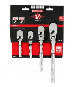 Best deal 🌟 CRAFTSMAN Ratchets & Ratchet Sets V-series 4-Piece Set Drive Flexible Head Standard Ratchet Set ✨ -Craftsman Official Shop 44613178