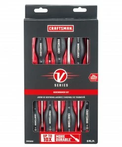 Flash Sale 🎁 CRAFTSMAN Screwdrivers V-series 8-Piece Bi-material Handle Set Screwdriver Set 🛒 -Craftsman Official Shop 44614495