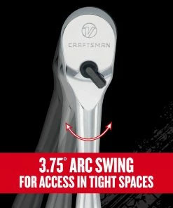 Cheap 👍 CRAFTSMAN Ratchets & Ratchet Sets V-series 96-Tooth 1/2-in Drive Standard Ratchet 😍 -Craftsman Official Shop 44777547